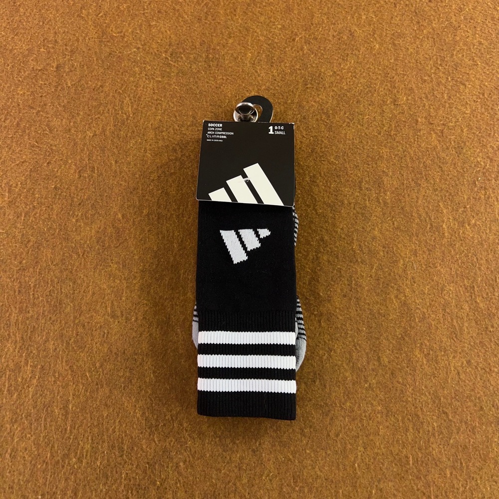 Adidas Youth Small Black Copa Zone ClimaCool Soccer Socks NWT